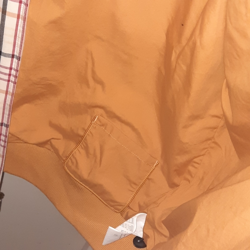 TIMBERLAND Windowpane Plaid Cotton Jacket Rain Resistant Bomber Car Coat Street - Picture 12 of 16